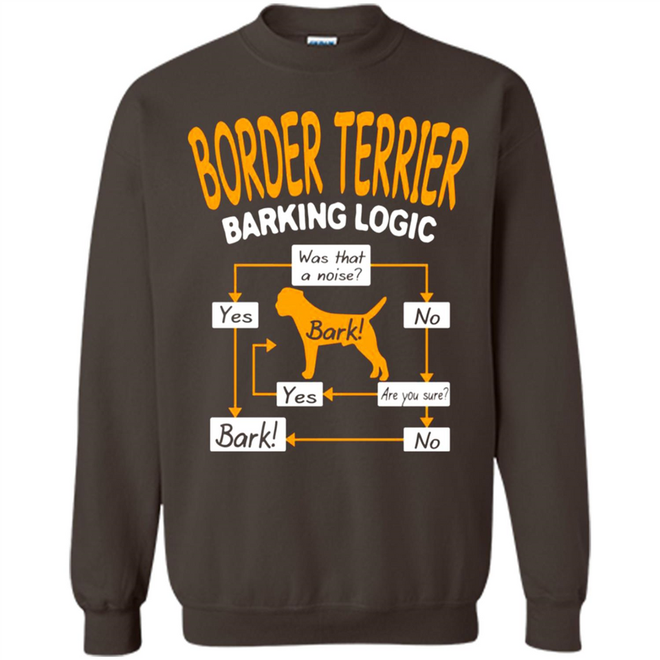 Border Terrier Barking Logic - Sweatshirt