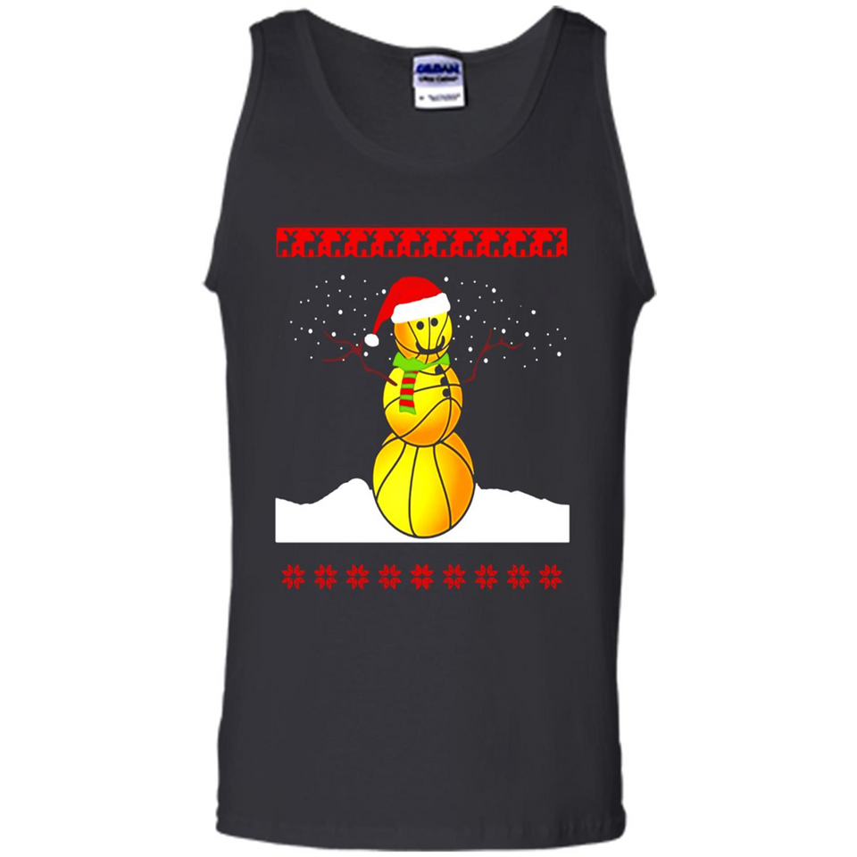 Basketball Santa Funny Christmas - Tank Top