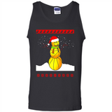 Basketball Santa Funny Christmas - Tank Top
