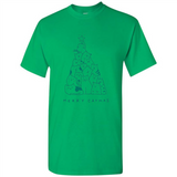 Merry Catmas Funny Cat Christmas Tree Sweatshirt - Shirt