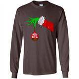 GRINCH HAND HOLDING CHRISTMAS ORNAMENT - DON'T BE A GRINCH PINGPONG