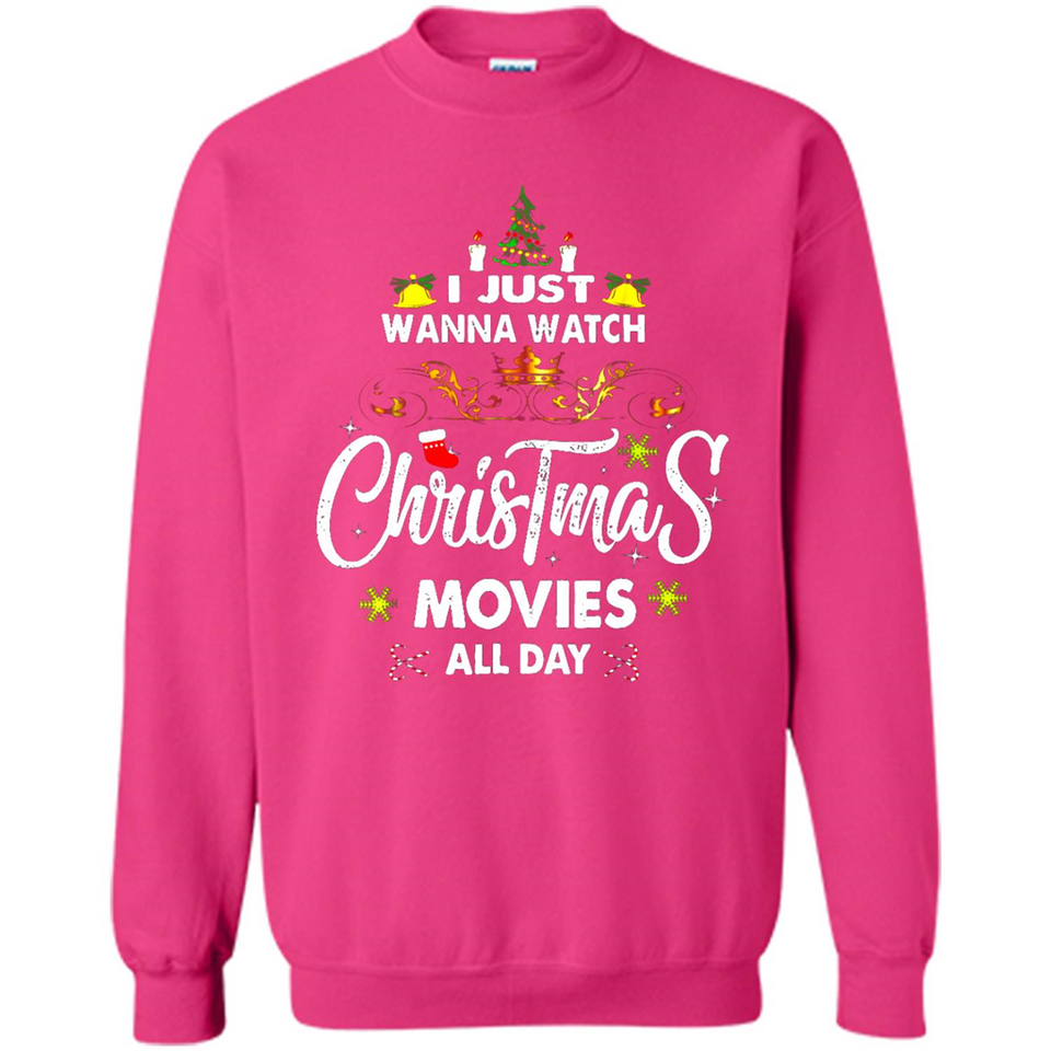 Funny Christmas Movie Shirt, Christmas Movies - Sweatshirt