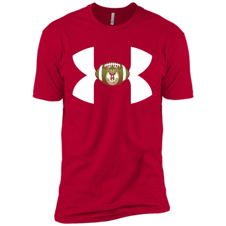 Milwaukee Bucks Under Armour Logo - Premium Short Sleeve T-Shirt