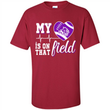 Abilene Christian Wildcats Football My Heart is on that Field - Shirt