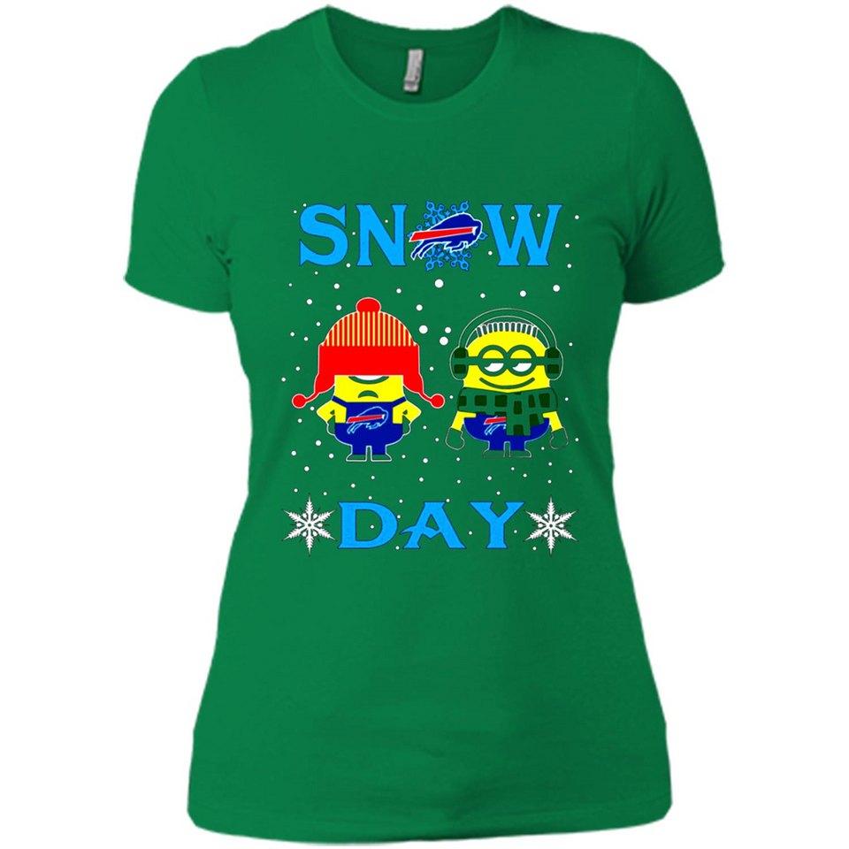 Snow Day Shirt For Buffalo Bills Vs Minion Fans pingpong