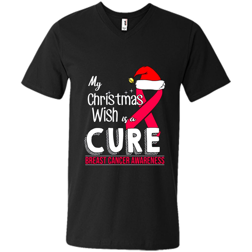 My Christmas Wish Is A Cure Breast Cancer Awareness sweater PINGPONG