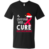 My Christmas Wish Is A Cure Breast Cancer Awareness sweater PINGPONG