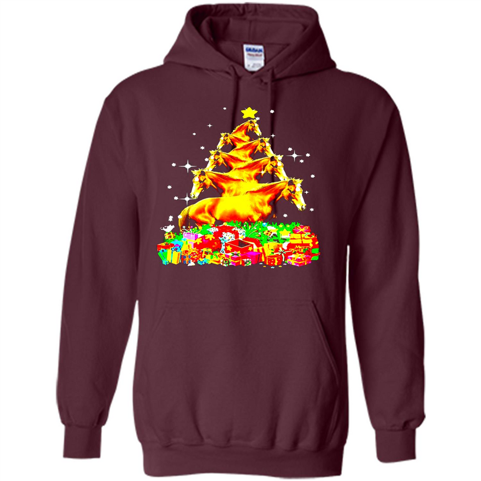 Horse Lover Tees Merry Christmas - Hoodie