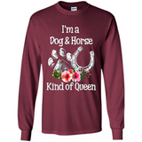 I'm A Dog & Horse Shirt Animal Lover Gift