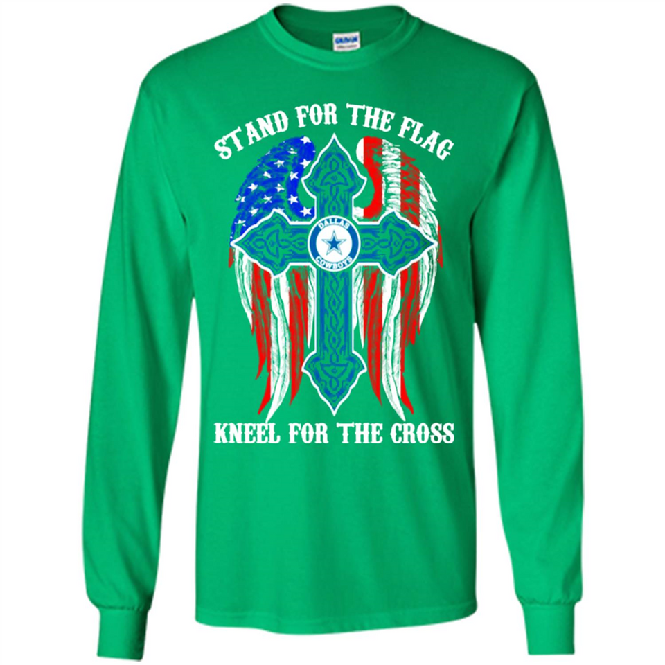 Dallas Cowboys - stand for the flag kneel for the cross