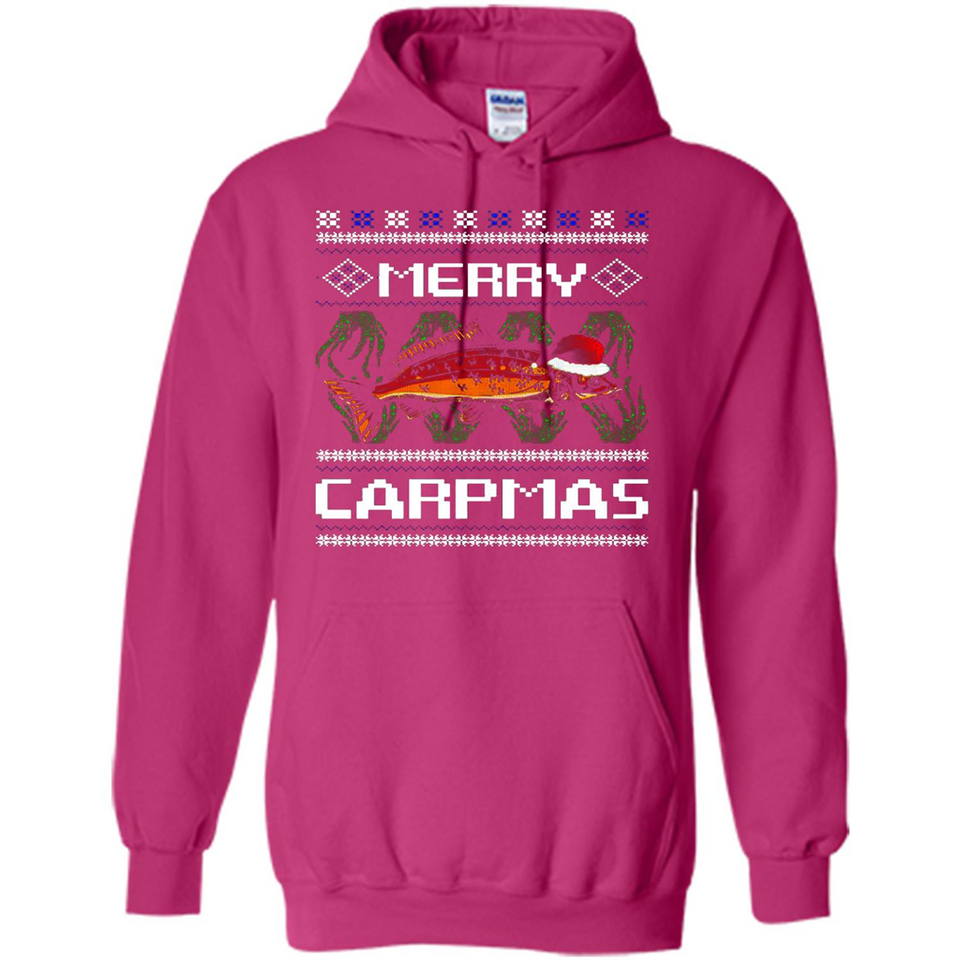Santa Claus Carpmas Merry Carpmas Christmas Sweater PINGPONG - Hoodie