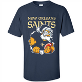 Grumpy Santa Claus New Orleans Saints Football Team PINGPONG