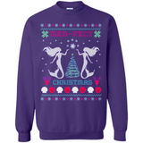 Mermaid Mer-Fect Ugly Christmas Sweater - Sweatshirt