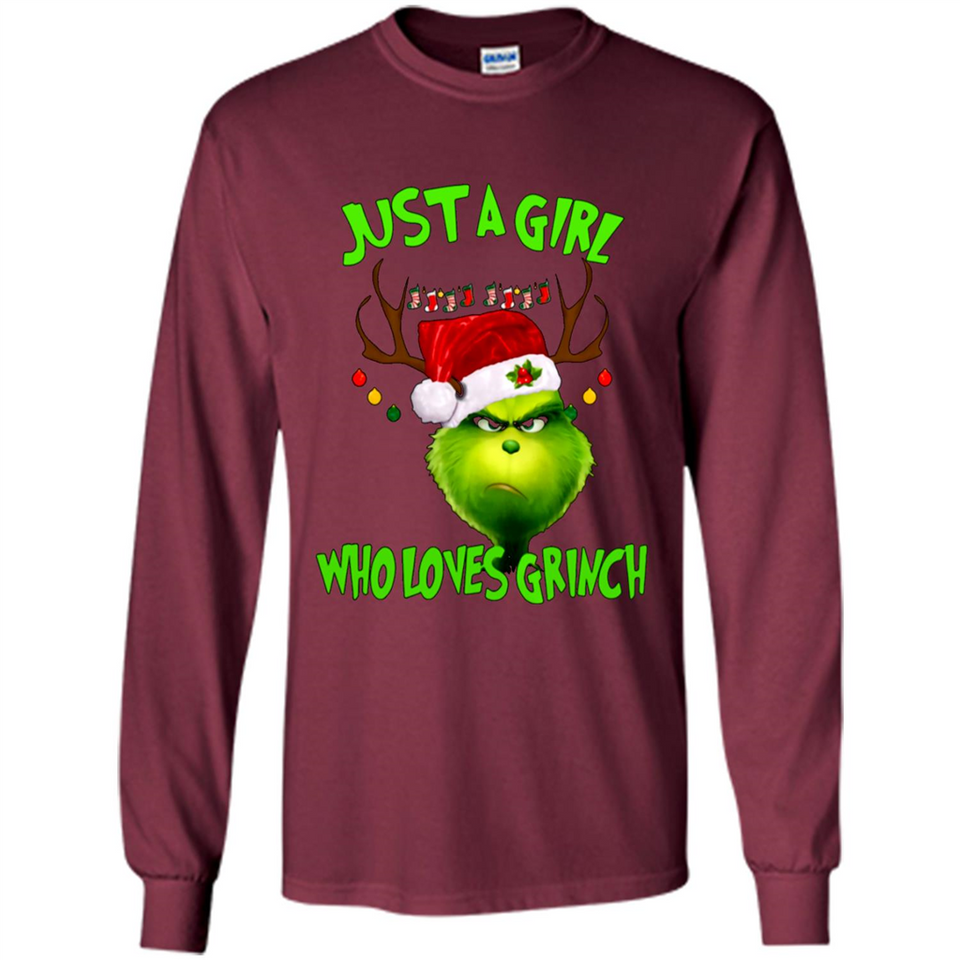 Just a Girl Who Loves Grinch Christmas PING PONG