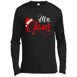 Mrs. Claus Santa Claus Merry Xmas T-Shirt - Canvas Long Sleeve T-Shirt