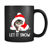Let It Snow Cat Christmas sweater PINGPONG