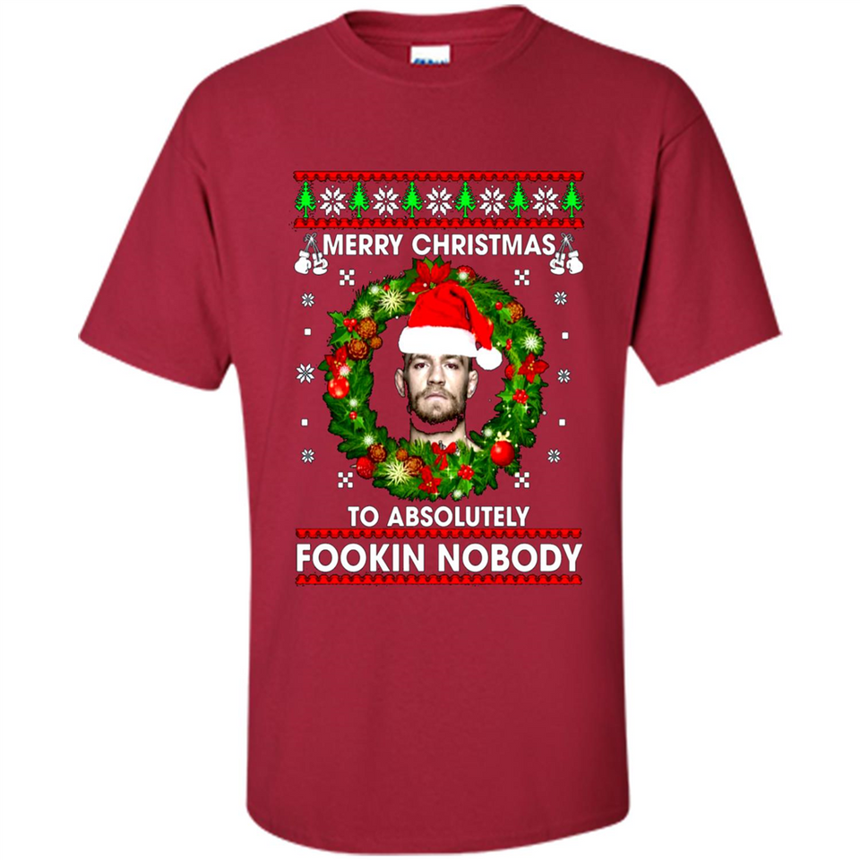 Merry Fookin Christmas Conor Mcgregor sweater PINGPONG