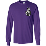 Husky Pocket - Long Sleeve T-Shirt
