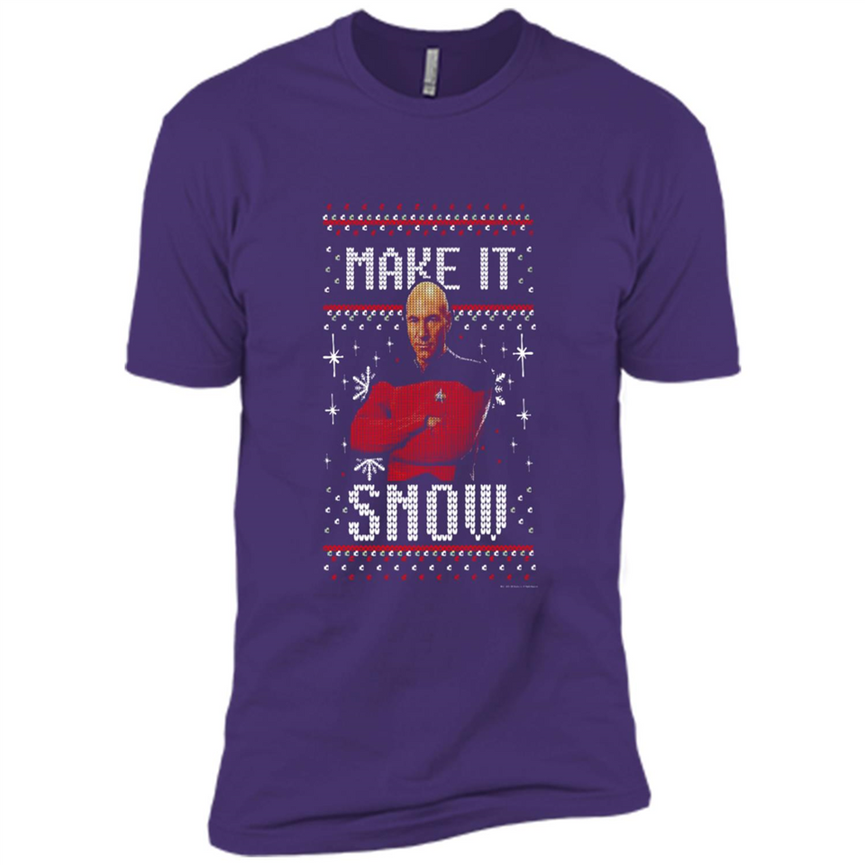 Make It Snow Jean-Luc Picard Star Trek PINGPONG