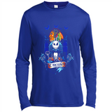 Chicago Blackhawks Halloween The Nightmare Before Christmas - Canvas Long Sleeve T-Shirt