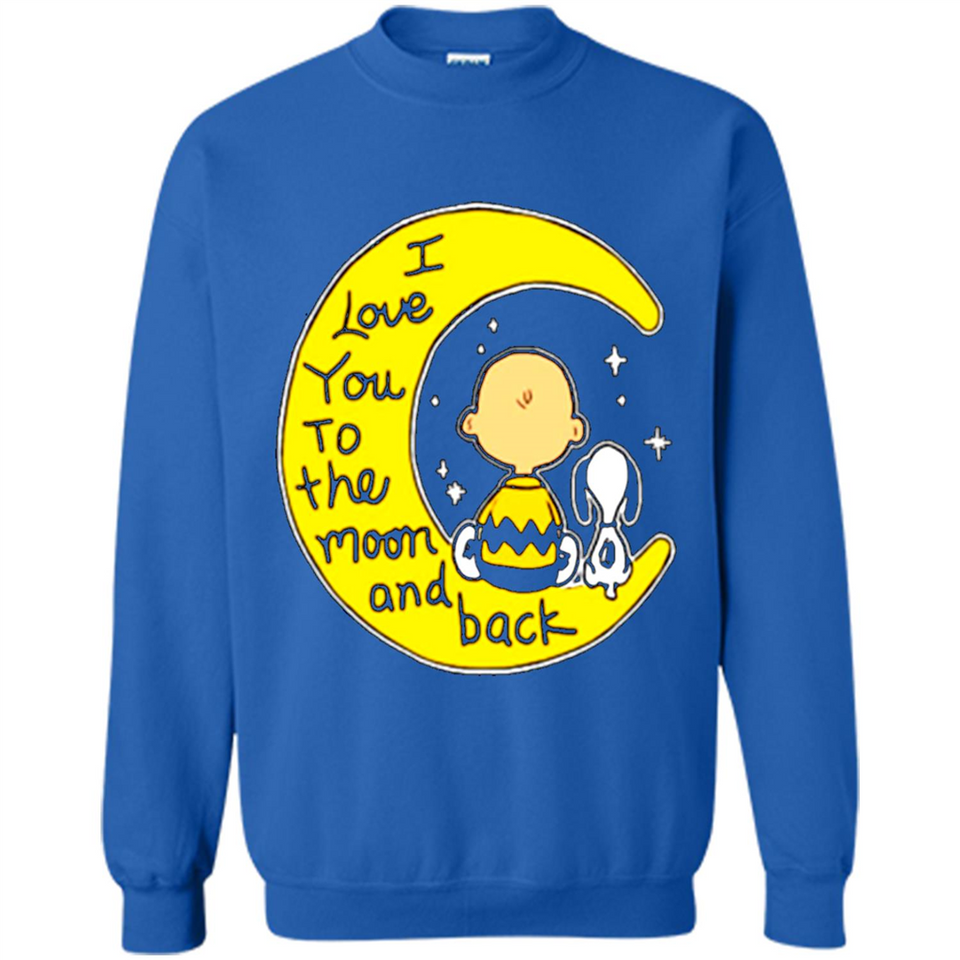 I LOVE YOU TO THE MOON AND BLACK CHARLIE BROWN AND SNOOPY