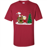 Arizona Cardinals Snoopy The Peanuts Movie Christmas Football Super Bowl pingpong - Shirt