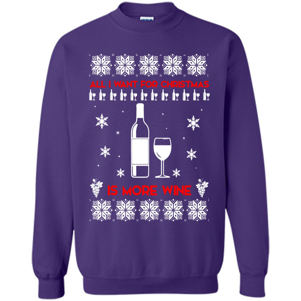 All I Want For Christmas is Wine Ugly sweater PINGPONG