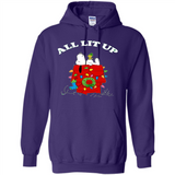 Peanuts By Schulz Snoopy Young Men_s Christmas - Hoodie