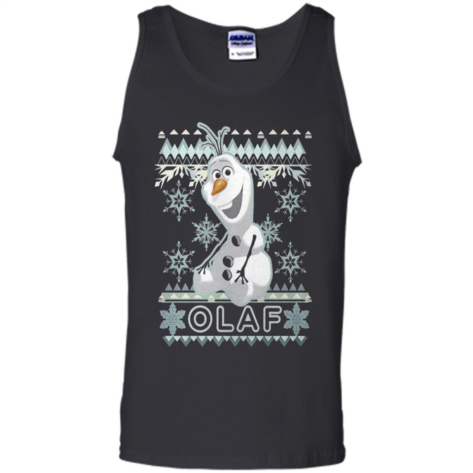 Olaf frozen ugly christmas sweater - Tank Top