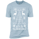 Oh Chemistry Tree Ugly Christmas Sweater - Premium Short Sleeve T-Shirt