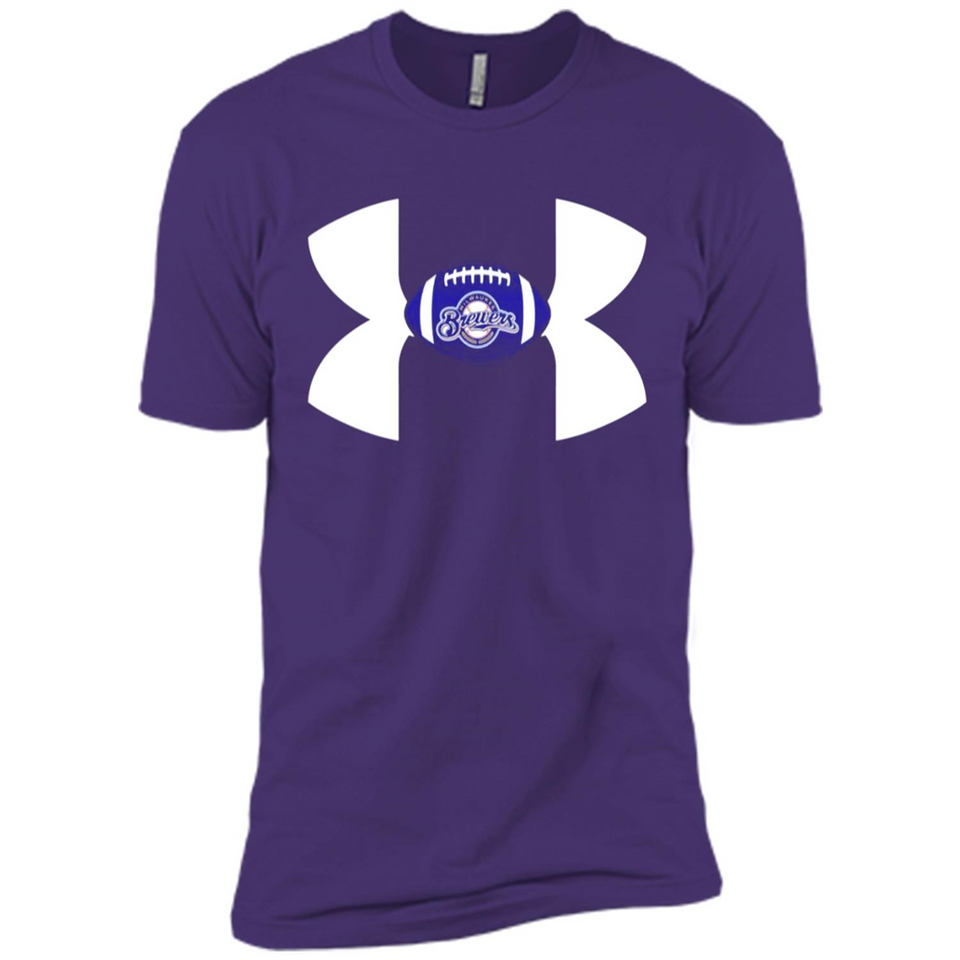Milwaukee Brewers Under Armour Logo - Premium Short Sleeve T-Shirt