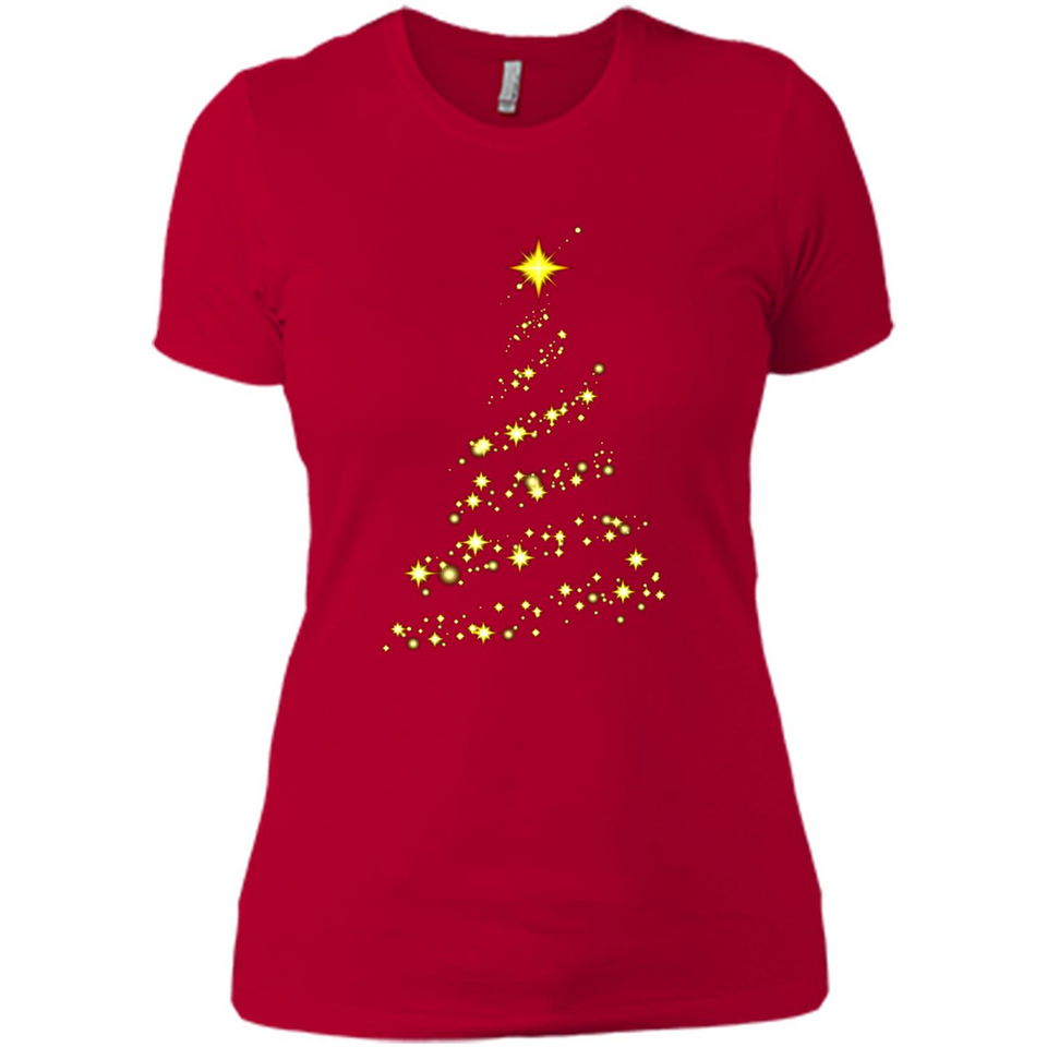 Modern Christmas Tree Light Led Merry Xmas Mug PINGPONG - Ladies' Boyfriend T-Shirt