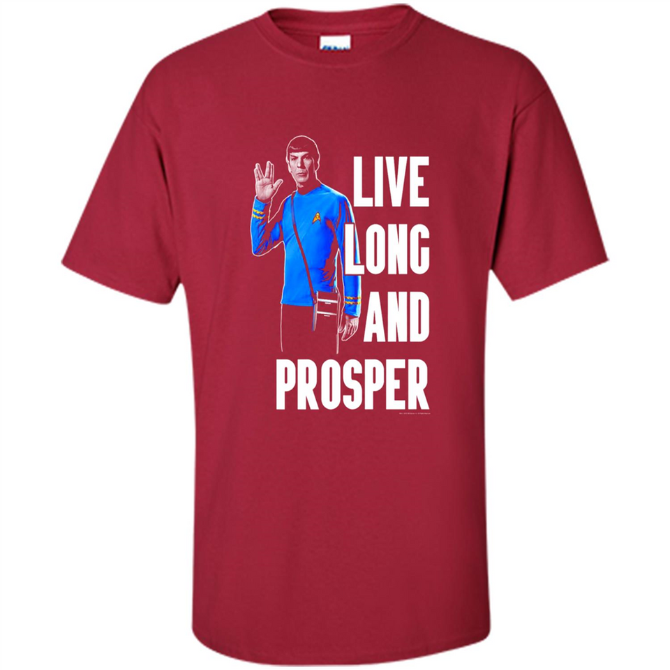 Live Long And Prosper Mr. Spock Star Trek PINGPONG