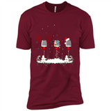 Christmas Red Wine - Merry Xmas T-Shirt - Premium Short Sleeve T-Shirt