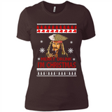 Jack sparrow Merry Drunk I'm Christmas - Ladies' Boyfriend T-Shirt