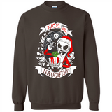 Christmas Shirt, Santa Nice Or Naughty Xmas - Sweatshirt