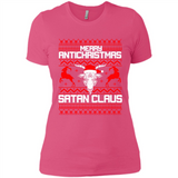 Merry Antichristmas Satan Claus - Ladies' Boyfriend T-Shirt