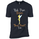 Tinker Bell Rock Paper Scissors Throat Punch I win PINGPONG