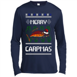 Santa Claus Carpmas Merry Carpmas Christmas Sweater PINGPONG - Canvas Long Sleeve T-Shirt