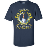 Queens Are Born In November Gold Girl