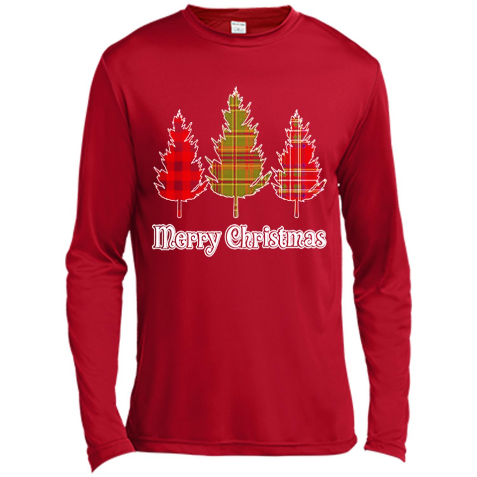Plaid Christmas Tree Shirt Merry Christmas Plaid is Rad