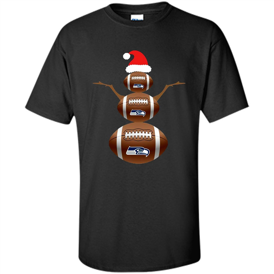 Seattle Seahawks NFL Dabbing Snowman Xmas