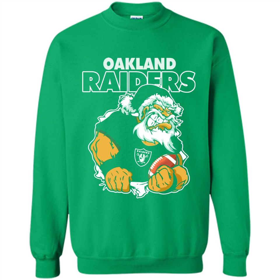 Grumpy Santa Claus Oakland Raiders Football Team PINGPONG