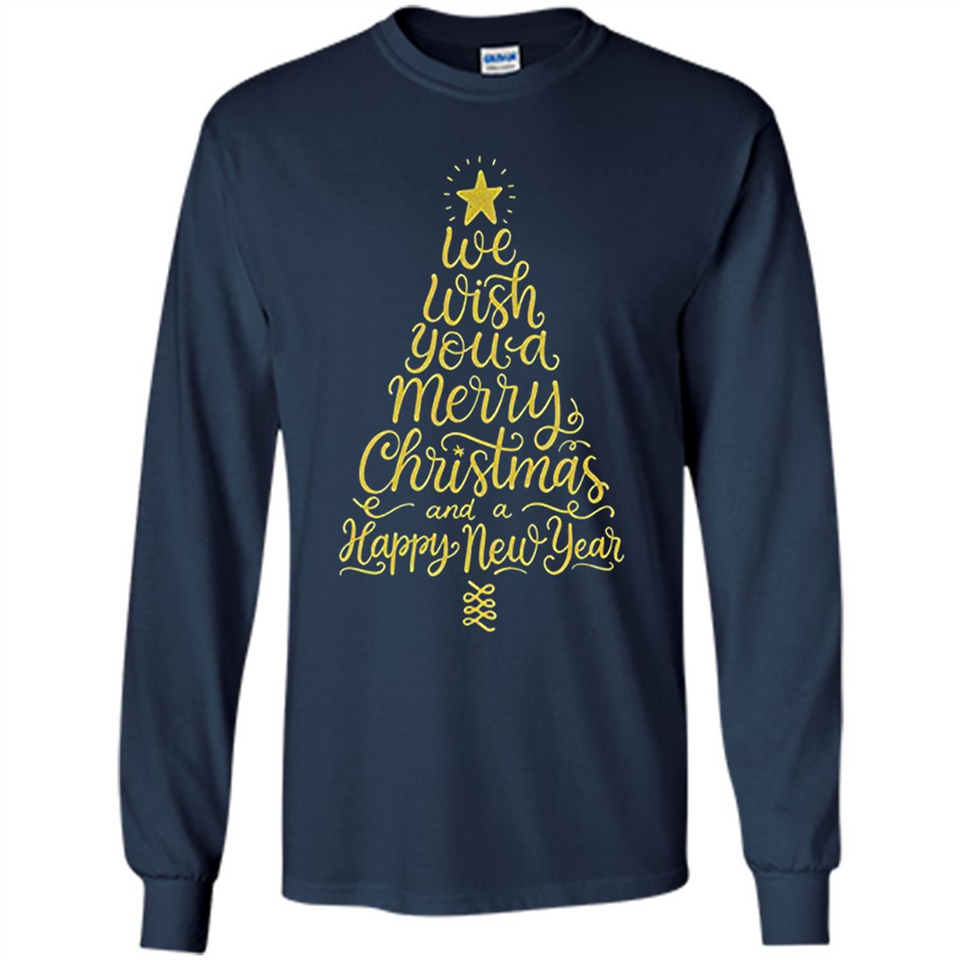 Christmas Tree T-Shirt Funny Mery Christmas Gift Idea - Long Sleeve T-Shirt
