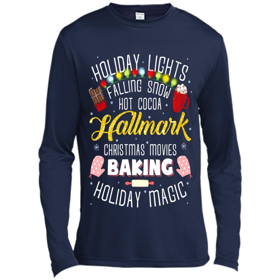 Holiday Lights Falling Snow Hot Cocoa Hallmark Christmas movie