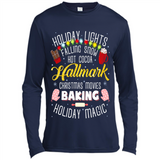 Holiday Lights Falling Snow Hot Cocoa Hallmark Christmas movie