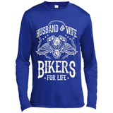 Husband & Wife Biker For Life Couple