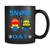 Snow Day Shirt For Detroit Lions Vs Minion Fans pingpong