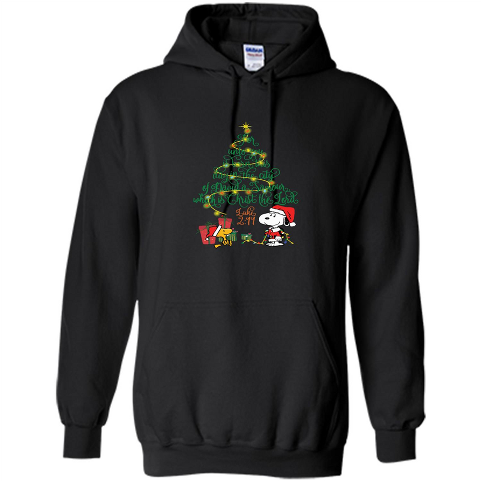 Snoopy-Woodstock-Christmas-tree-for-unto-you-is-born-this-day
