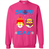 Snow Day Shirt For Houston Rockets Vs Minion Fans pingpong